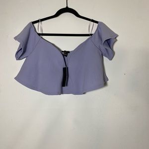 NWT Revamped Structured Crop Top